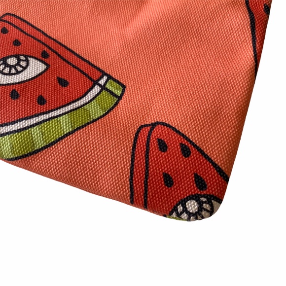 new Valfre ☻︎ Trippy Watermelon Tote Bag Handbag ☻︎ Hand Drawn Artwork ☻︎ Pink - Picture 5 of 14